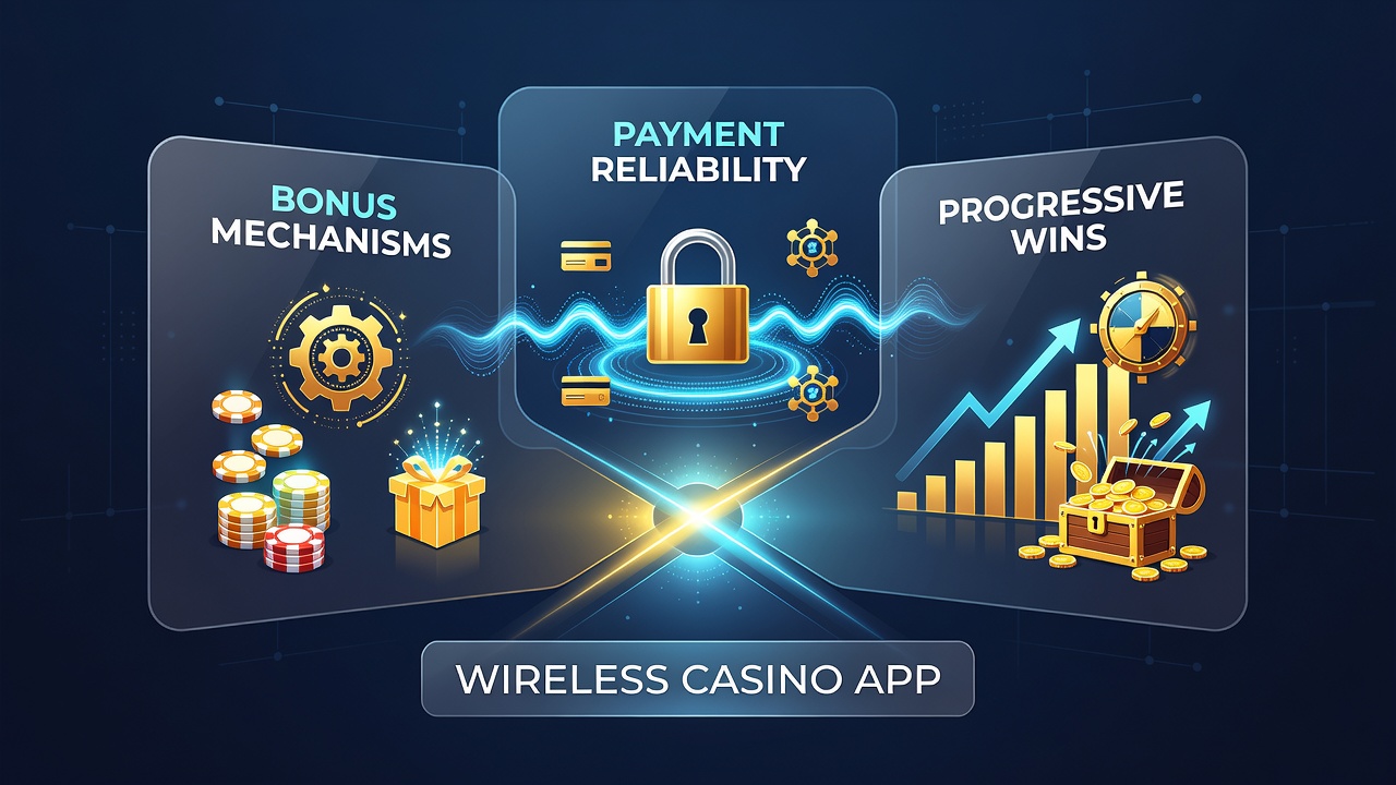 Close-up view of a progressive jackpot meter climbing on a mobile device with payment confirmation icons displayed nearby