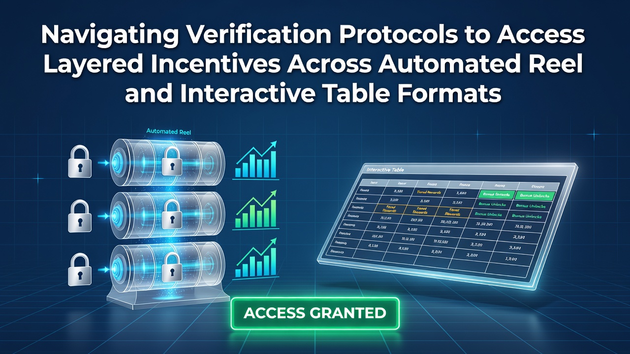Players engaging with verification steps on automated reel and interactive table game interfaces